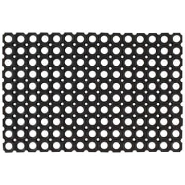 Vidaxl Predpražnik pravokoten 40x60 cm guma