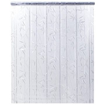 Vidaxl Okenska folija matirana vzorec bambusa 60x500 cm PVC
