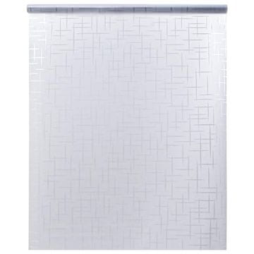 Vidaxl Okenska folija matirana vzorec zvezd 60x500 cm PVC