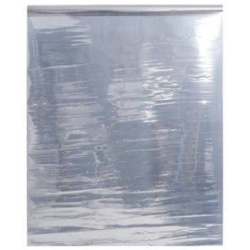 Vidaxl Folija za okna z odsevnim učinkom srebrna 60x500 cm PVC