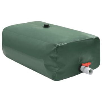 Vidaxl Rezervoar za vodo s pipo zložljiv 1500 L PVC