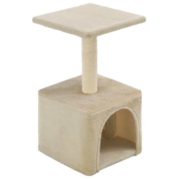 Vidaxl Mačje drevo s praskalnikom iz sisala 55 cm