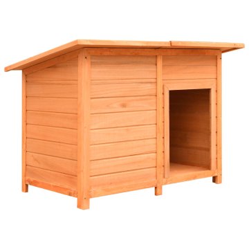 Vidaxl Pasja uta trdna borovina in les jelke 120x77x86 cm