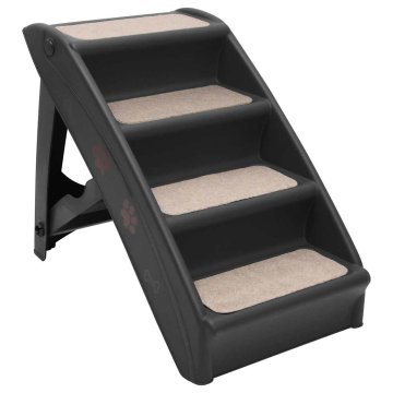 Vidaxl Zložljive stopnice za pse 62x40x49,5 cm