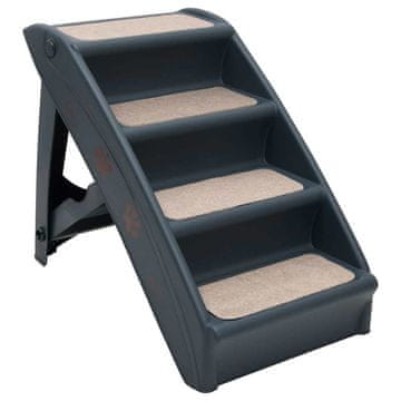 Vidaxl Zložljive stopnice za pse 62x40x49,5 cm