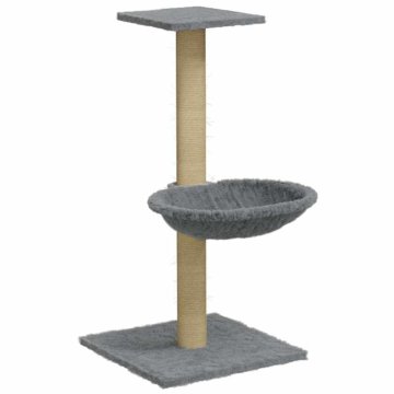 Vidaxl Mačje drevo s praskalnikom iz sisala 74 cm