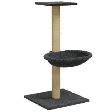 Vidaxl Mačje drevo s praskalnikom iz sisala 74 cm