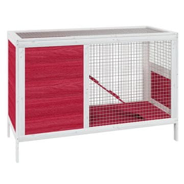 Vidaxl Zajčnik 103x44x69,5 cm trdna borovina
