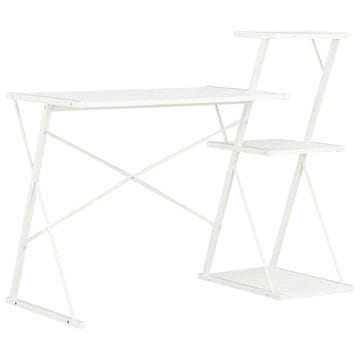 Vidaxl Pisalna miza s polico 116x50x93 cm