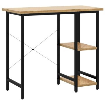 Vidaxl Računalniška miza 80x40x72 cm MDF in kovina