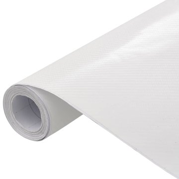 Vidaxl Folija za avto 4D bela 100x150 cm