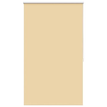 Vidaxl Zatemnitvena rolo senčila 124,4 x 175 cm, širina blaga 120 cm, bež