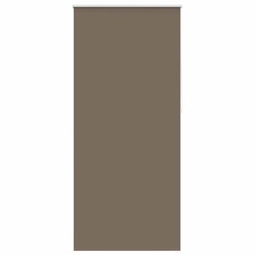 Vidaxl Zatemnitvena rolo zavesa 84,4 x 230 cm, širina blaga 80 cm, kavne barve
