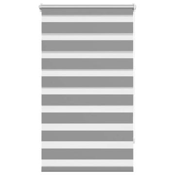 Vidaxl Zebra senčilo 70,9 x 120 cm, širina blaga 66,7 cm, sivo