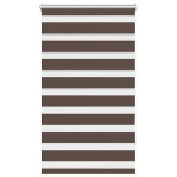Vidaxl Zebra senčilo 70,9x120 cm Širina blaga 66,7 cm kava barva