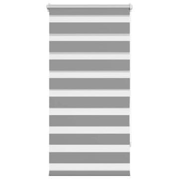 Vidaxl Zebra senčilo 80,9 x 150 cm, širina blaga 76,7 cm, sivo