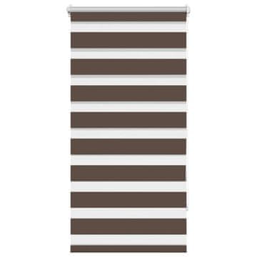 Vidaxl Zebra senčilo 80,9 x 150 cm Širina blaga 76,7 cm kava barva
