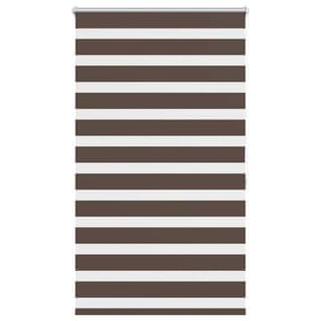 Vidaxl Zebra senčilo 100,9 x 175 cm Širina blaga 96,7 cm, barva kave