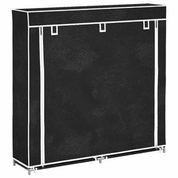 Vidaxl Omara za čevlje iz blaga s prevleko 115 x 28 x 110 cm