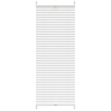 Vidaxl Plise Harmonika Zavese velikost 60 x 100 cm Bele barve
