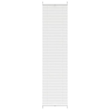 Vidaxl Plise Harmonika Zavese velikost 60 x 200 cm Bele barve