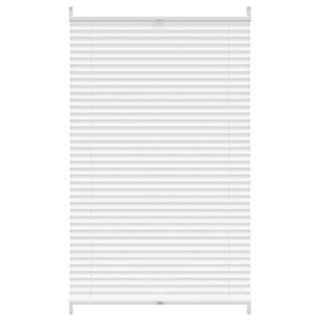 Vidaxl Plise Harmonika Zavese velikost 90 x 100 cm Bele barve