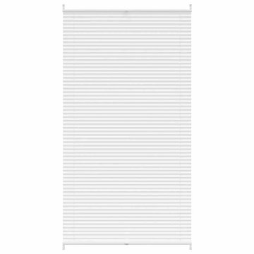 Vidaxl Plise Harmonika Zavese velikost 110 x 200 cm Bele barve