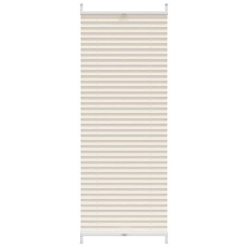 Vidaxl Plise Zavesa velikost 40 x 125 cm Krem barva