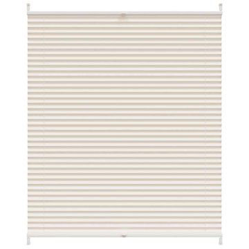 Vidaxl Plise Zavesa velikost 110 x 100 cm Krem barva