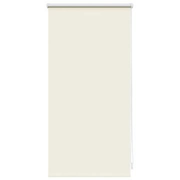 Vidaxl Zatemnitvena rolo zavesa 44,4 x 100 cm, širina blaga 40 cm, umazano bela