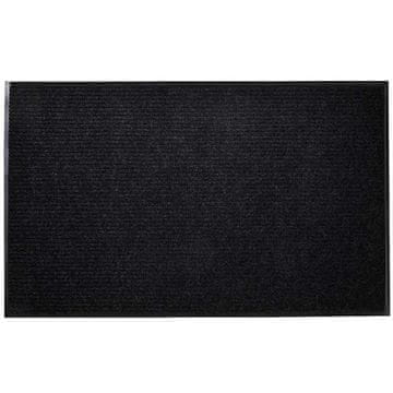 Vidaxl Predpražnik črne 90 x 150 cm PVC