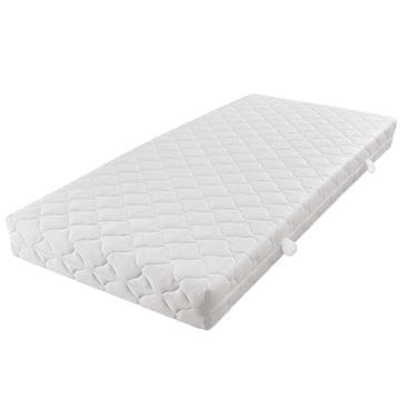 Vidaxl Vzmetnica s pralno prevleko 200 x 160 x 17 cm H3