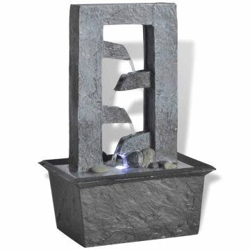 Vidaxl Notranja Fontana LED Osvetlitev Poli-resin