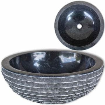 Vidaxl Umivalnik marmor 40 cm