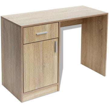 Vidaxl Miza s Predalom in Omarico 100x40x73 cm