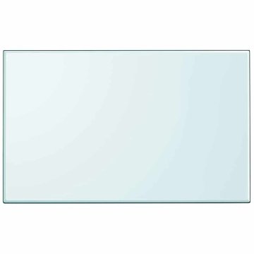 Vidaxl Površina za Mizo Kaljeno Steklo Pravokotna 1000x620 mm