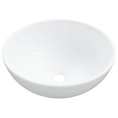 Vidaxl Umivalnik bel 28x28x10 cm keramičen