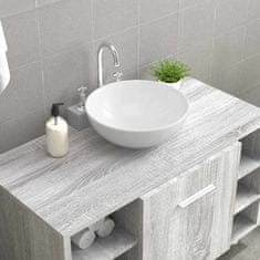 Vidaxl Umivalnik bel 28x28x10 cm keramičen