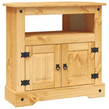 Vidaxl Konzolna mizica mehiška borovina Corona Range 80x43x78 cm