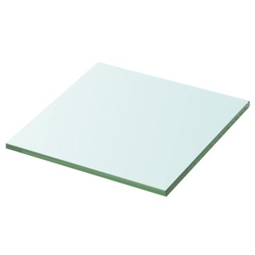 Vidaxl Polica Prosojno Steklo 20x20 cm