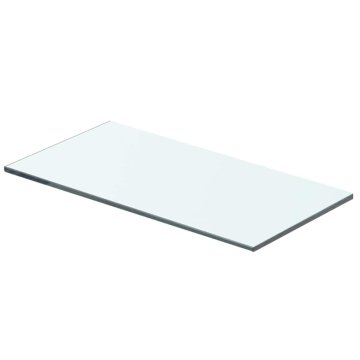 Vidaxl Polica Prosojno Steklo 40x15 cm