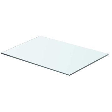 Vidaxl Polica Prosojno Steklo 50x30 cm