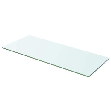 Vidaxl Polica Prosojno Steklo 60x20 cm