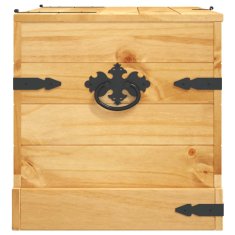 Vidaxl Skrinja za shranjevanje borovina Corona Range 91x49,5x47 cm