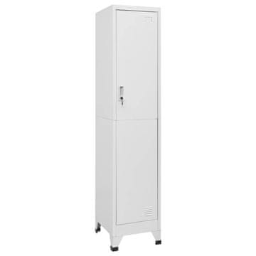 Vidaxl Garderobna omarica na ključ 38x45x180 cm