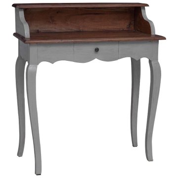 Vidaxl Pisalna miza trden mahagonij 80x40x92 cm
