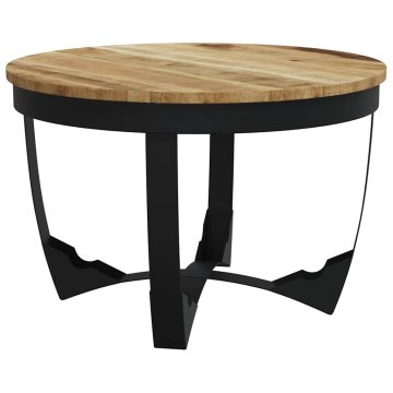 Vidaxl Stranska mizica iz neobdelanega mangovega lesa 60x40 cm