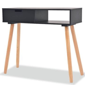 Vidaxl Konzolna mizica iz masivne borovine 80x30x72 cm