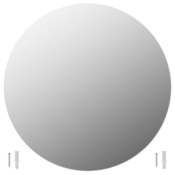 Vidaxl Stensko ogledalo 70 cm okroglo steklo