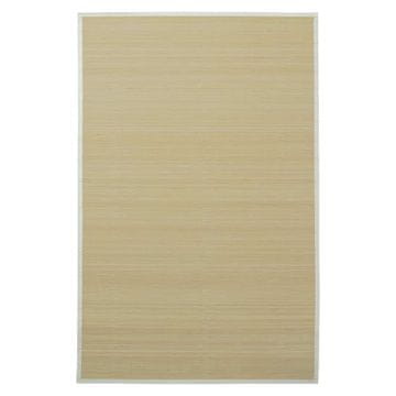Vidaxl Preproga iz bambusa 100x160 cm naravne barve